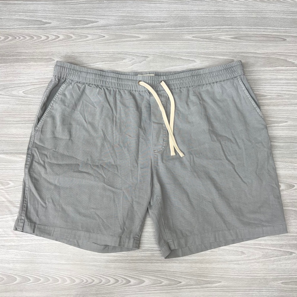 Marine Layer Saturday Short 7" High Rise Grey Mens XXL 2XL New Tags 14366